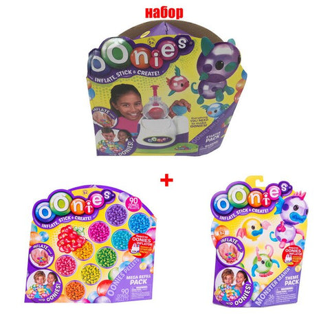 Moscow Warehouse High Quality Magic Oonies Onies Onoies Balloon Creative Sticky Ball Fun Bubble Inflator Toys Gift Onise