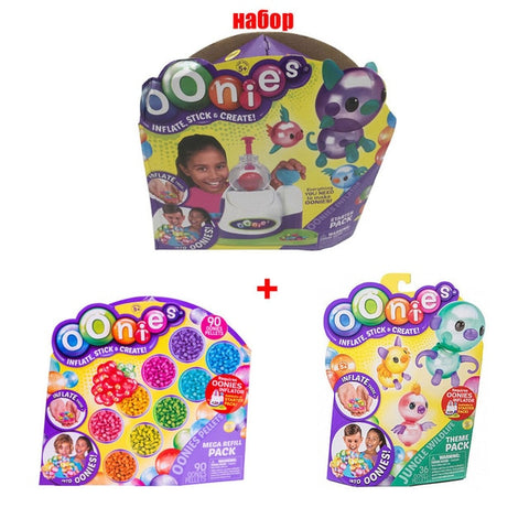 Moscow Warehouse High Quality Magic Oonies Onies Onoies Balloon Creative Sticky Ball Fun Bubble Inflator Toys Gift Onise