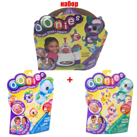 Moscow Warehouse High Quality Magic Oonies Onies Onoies Balloon Creative Sticky Ball Fun Bubble Inflator Toys Gift Onise