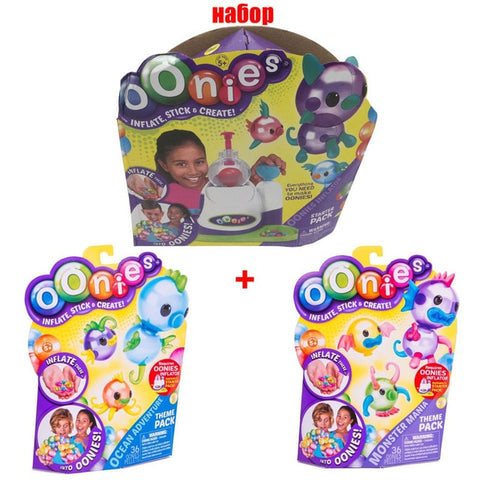 Moscow Warehouse High Quality Magic Oonies Onies Onoies Balloon Creative Sticky Ball Fun Bubble Inflator Toys Gift Onise