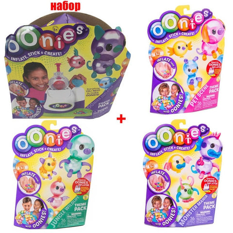 Moscow Warehouse High Quality Magic Oonies Onies Onoies Balloon Creative Sticky Ball Fun Bubble Inflator Toys Gift Onise