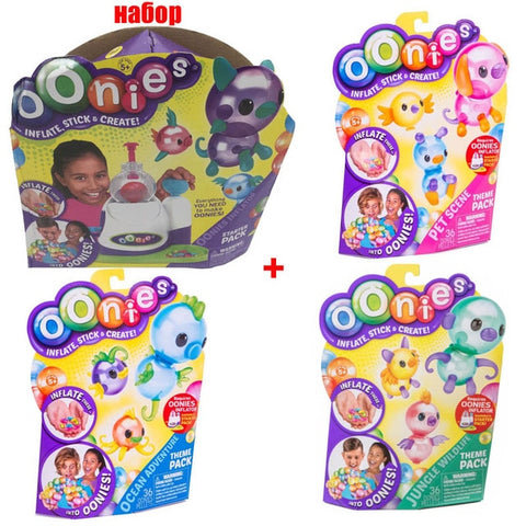 Moscow Warehouse High Quality Magic Oonies Onies Onoies Balloon Creative Sticky Ball Fun Bubble Inflator Toys Gift Onise