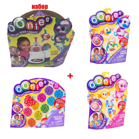 Moscow Warehouse High Quality Magic Oonies Onies Onoies Balloon Creative Sticky Ball Fun Bubble Inflator Toys Gift Onise