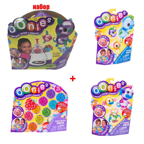 Moscow Warehouse High Quality Magic Oonies Onies Onoies Balloon Creative Sticky Ball Fun Bubble Inflator Toys Gift Onise