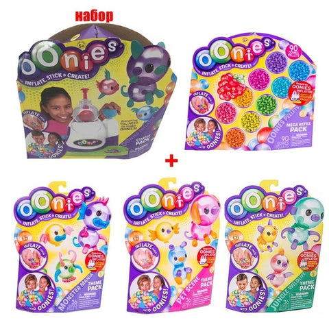 Moscow Warehouse High Quality Magic Oonies Onies Onoies Balloon Creative Sticky Ball Fun Bubble Inflator Toys Gift Onise