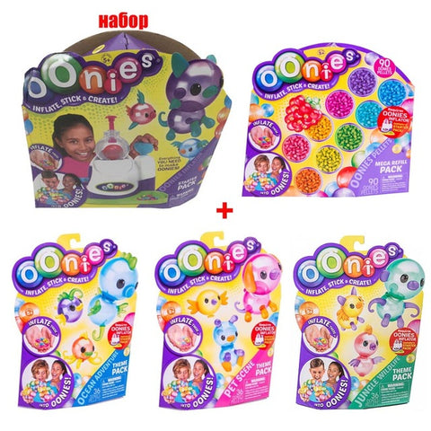 Moscow Warehouse High Quality Magic Oonies Onies Onoies Balloon Creative Sticky Ball Fun Bubble Inflator Toys Gift Onise