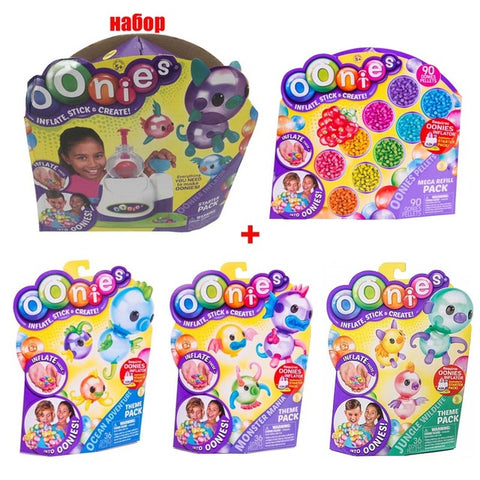 Moscow Warehouse High Quality Magic Oonies Onies Onoies Balloon Creative Sticky Ball Fun Bubble Inflator Toys Gift Onise