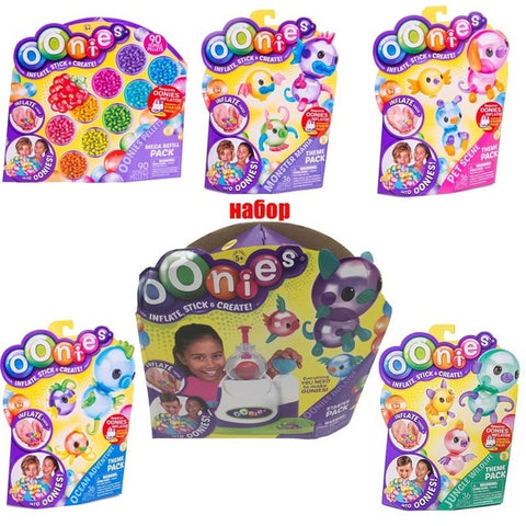 Moscow Warehouse High Quality Magic Oonies Onies Onoies Balloon Creative Sticky Ball Fun Bubble Inflator Toys Gift Onise