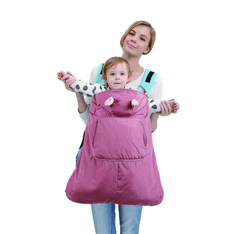 Warm Baby Carrier Cloak Mantle Cover Winter Kangaroo Infant Windproof Strap Hug Quilt For Waist Stool Stroller Accessories