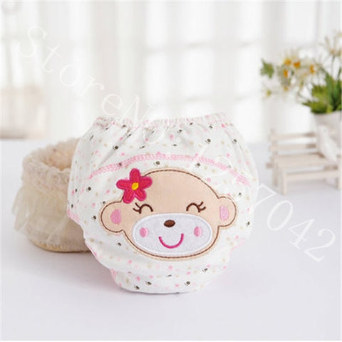 Baby Cotton Training Pants Panties Baby Diapers Reusable Cloth Diaper Nappies Washable Infants Children Underwear Nappy Changing