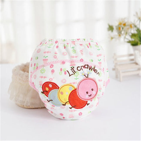 Baby Cotton Training Pants Panties Baby Diapers Reusable Cloth Diaper Nappies Washable Infants Children Underwear Nappy Changing