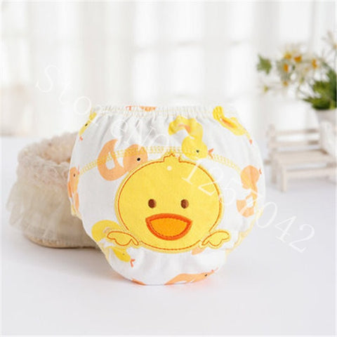 Baby Cotton Training Pants Panties Baby Diapers Reusable Cloth Diaper Nappies Washable Infants Children Underwear Nappy Changing