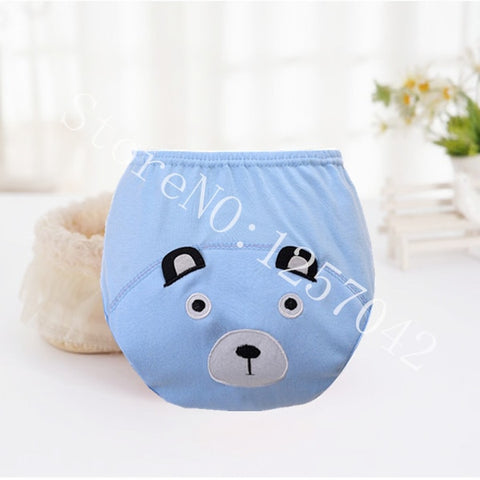 Baby Cotton Training Pants Panties Baby Diapers Reusable Cloth Diaper Nappies Washable Infants Children Underwear Nappy Changing