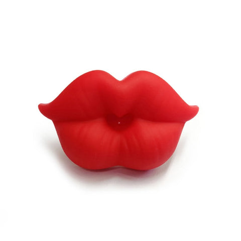 BalleenShiny Safe Baby Red Kiss Lips Pacifier Soother Holder Toys Feeder Toy Infant Silicone Teether Kids Soother Pacifier