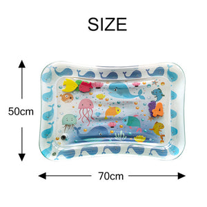 Inflatable Infants Tummy Time Activity Mat Baby Play Water Mat Toys for Kids Mat Summer Swimming Beach Pool Game Baby Gyms Mat