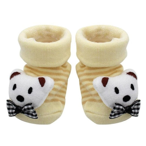 Baby Foot Socks Cartoon Shape Cotton Sock Newborn Floor Wear Anti Slip Shoes Clothing Socks for Baby Play Home Indoor Sock