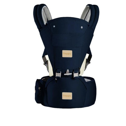 AIEBAO Ergonomic Baby Carrier Infant Kid Baby Hipseat Sling Front Facing Kangaroo Baby Wrap Carrier for Baby Travel 0-36 Months