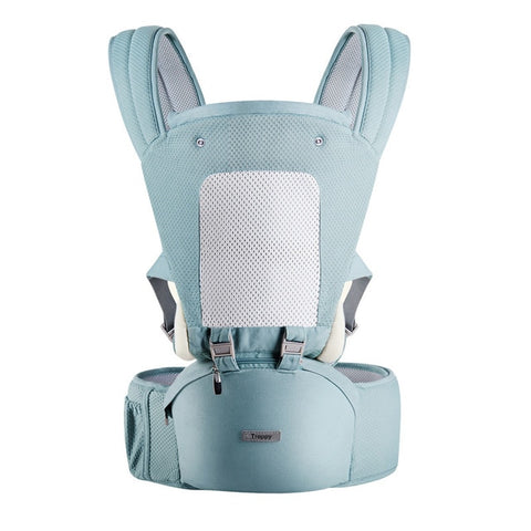 AIEBAO Ergonomic Baby Carrier Infant Kid Baby Hipseat Sling Front Facing Kangaroo Baby Wrap Carrier for Baby Travel 0-36 Months