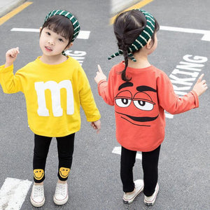 New Summer Kids Clothes Set Girls Clothing Sets Children Printing T-shirt+Pants Suits Baby Girl Clothes Children clothing